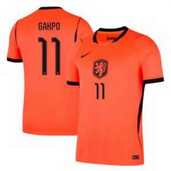 Men 11 Netherlands National Cody Gakpo 2026 Away Stadium  1